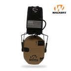 Активні навушники Walker's Razor Slim Original з патчами (Коричневий)
