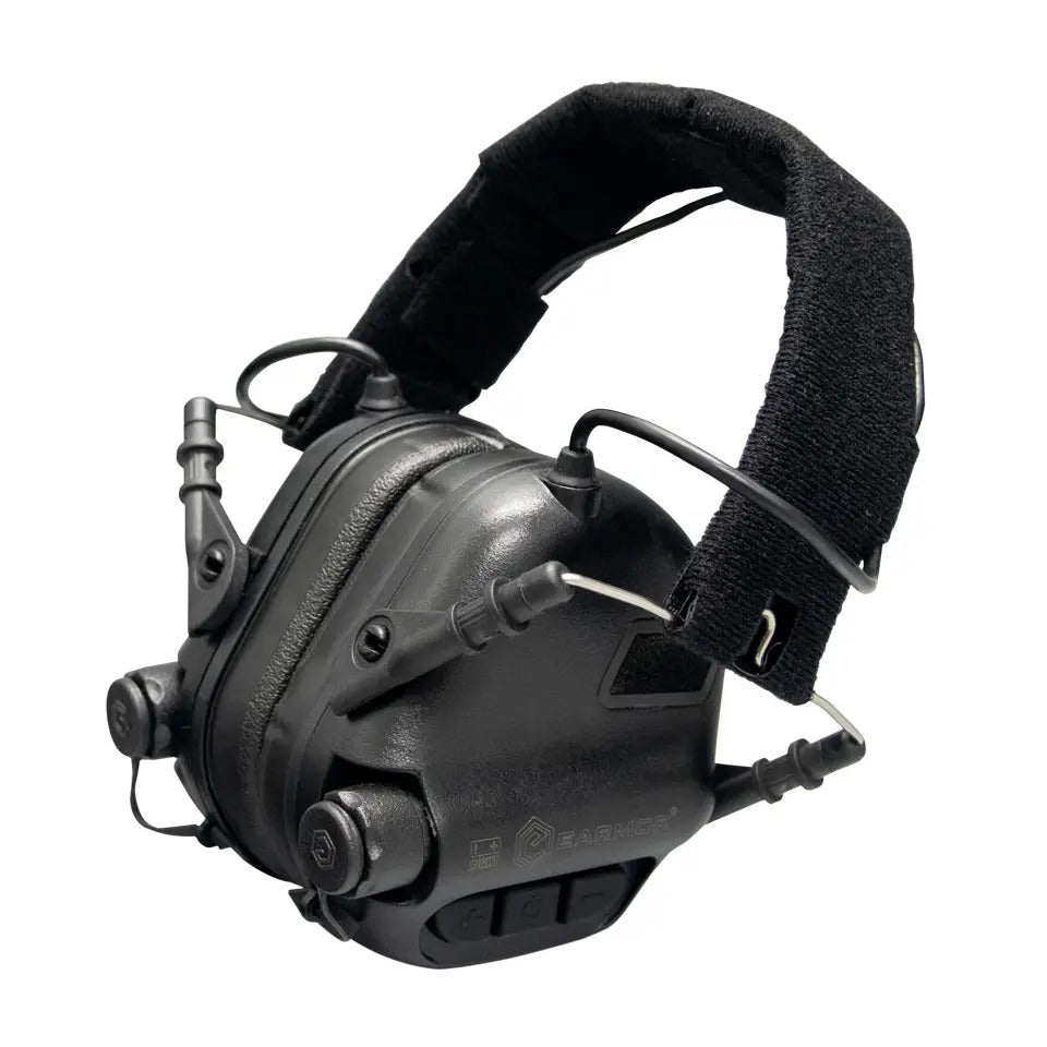 Тактичні навушники EARMOR M31 Black з універсальним кріпленням