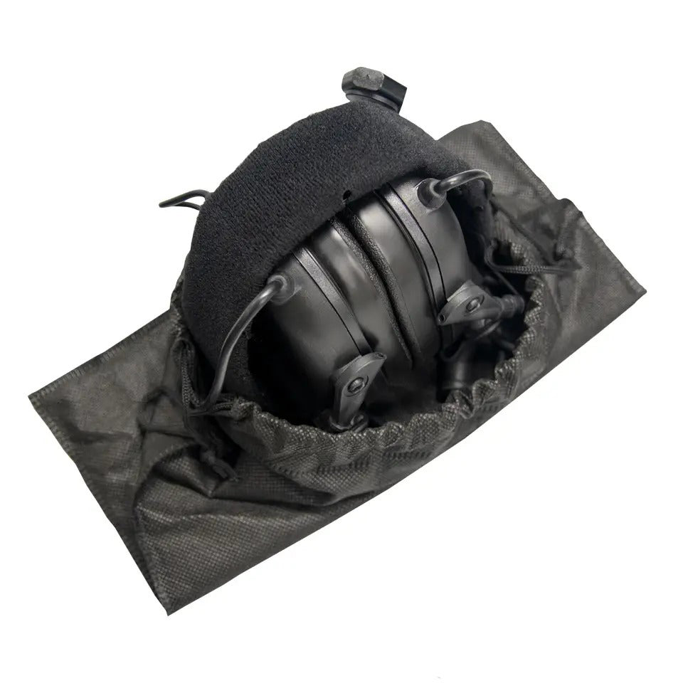 Тактичні навушники EARMOR M31 Black з універсальним кріпленням