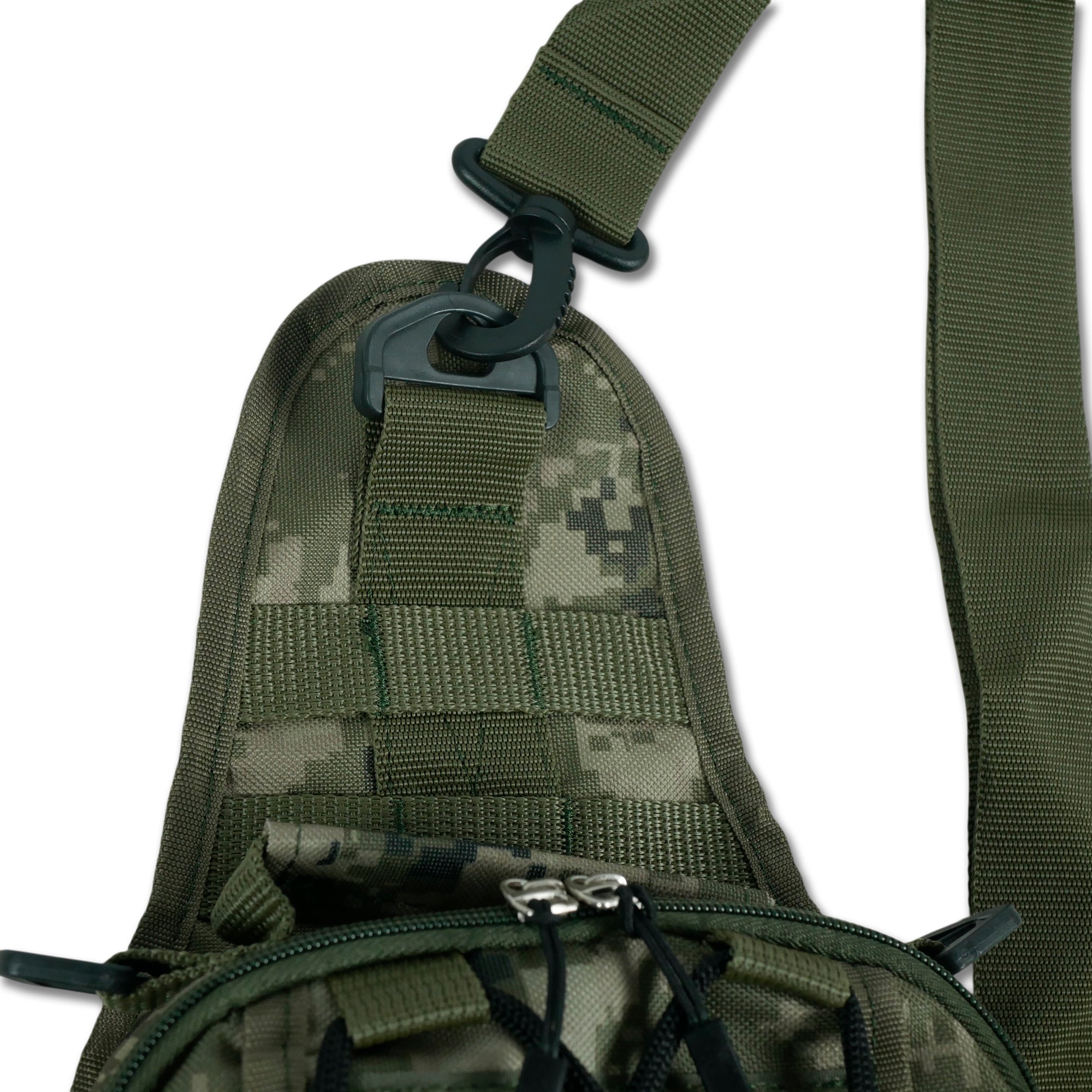 Сумка через плече — Піксель з MOLLE-системою