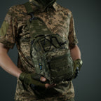 Сумка через плече — Піксель з MOLLE-системою