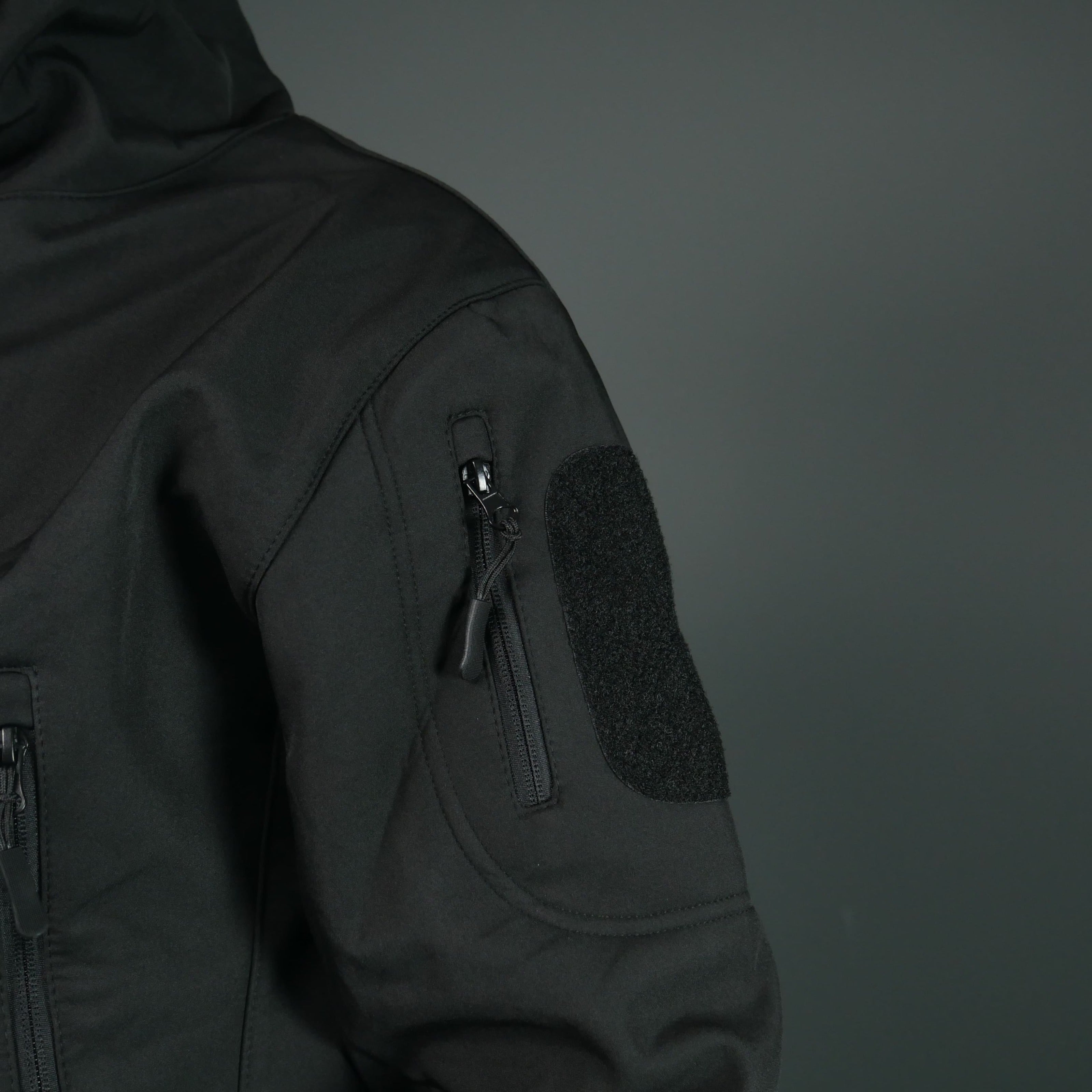 Тактичний демісезонний костюм Softshell Чорний