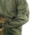 Тактичний демісезонний костюм Softshell Олива