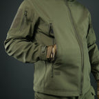 Тактичний демісезонний костюм Softshell Олива