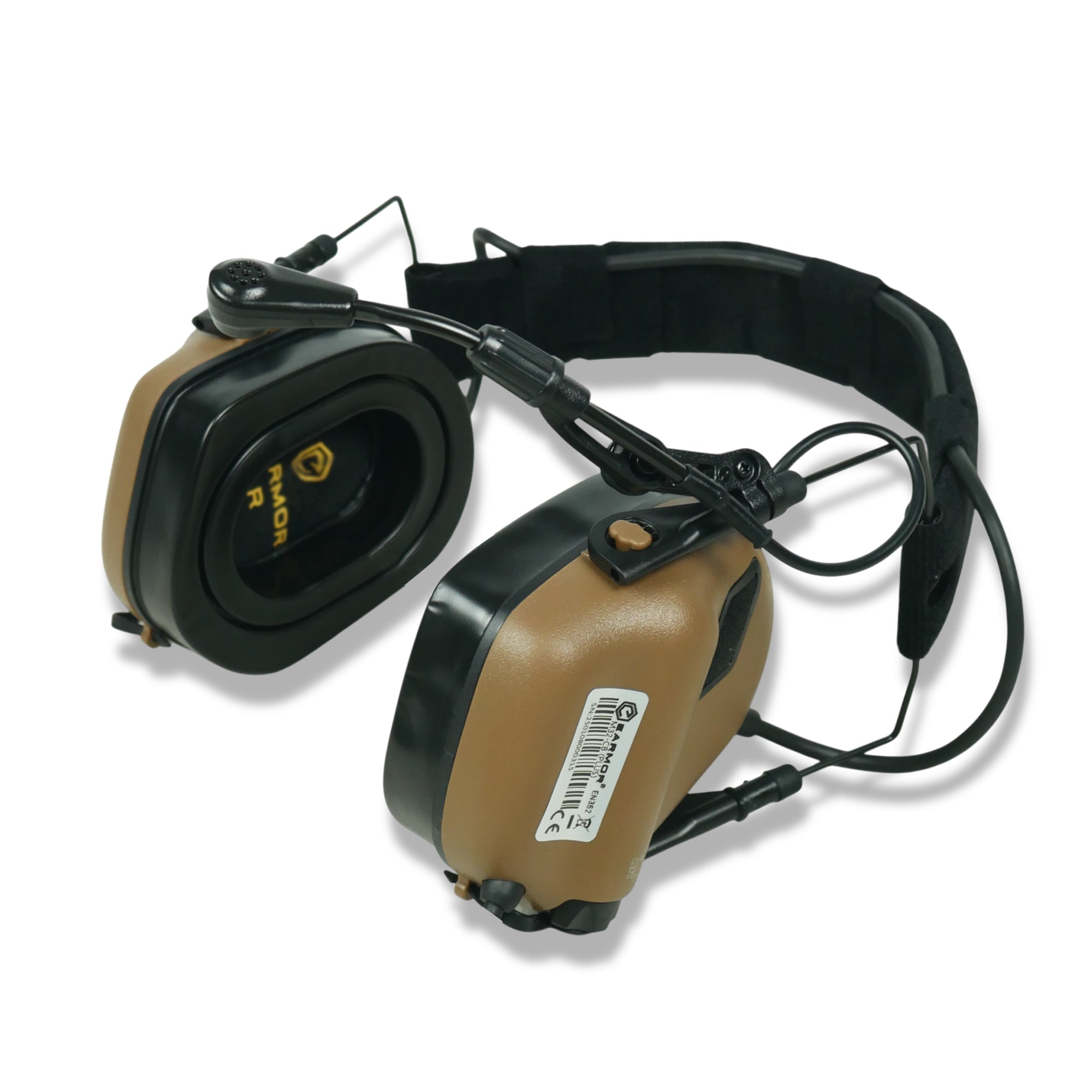 Цифрові активні ззахисні навушники Earmor M32 PLUS Койот