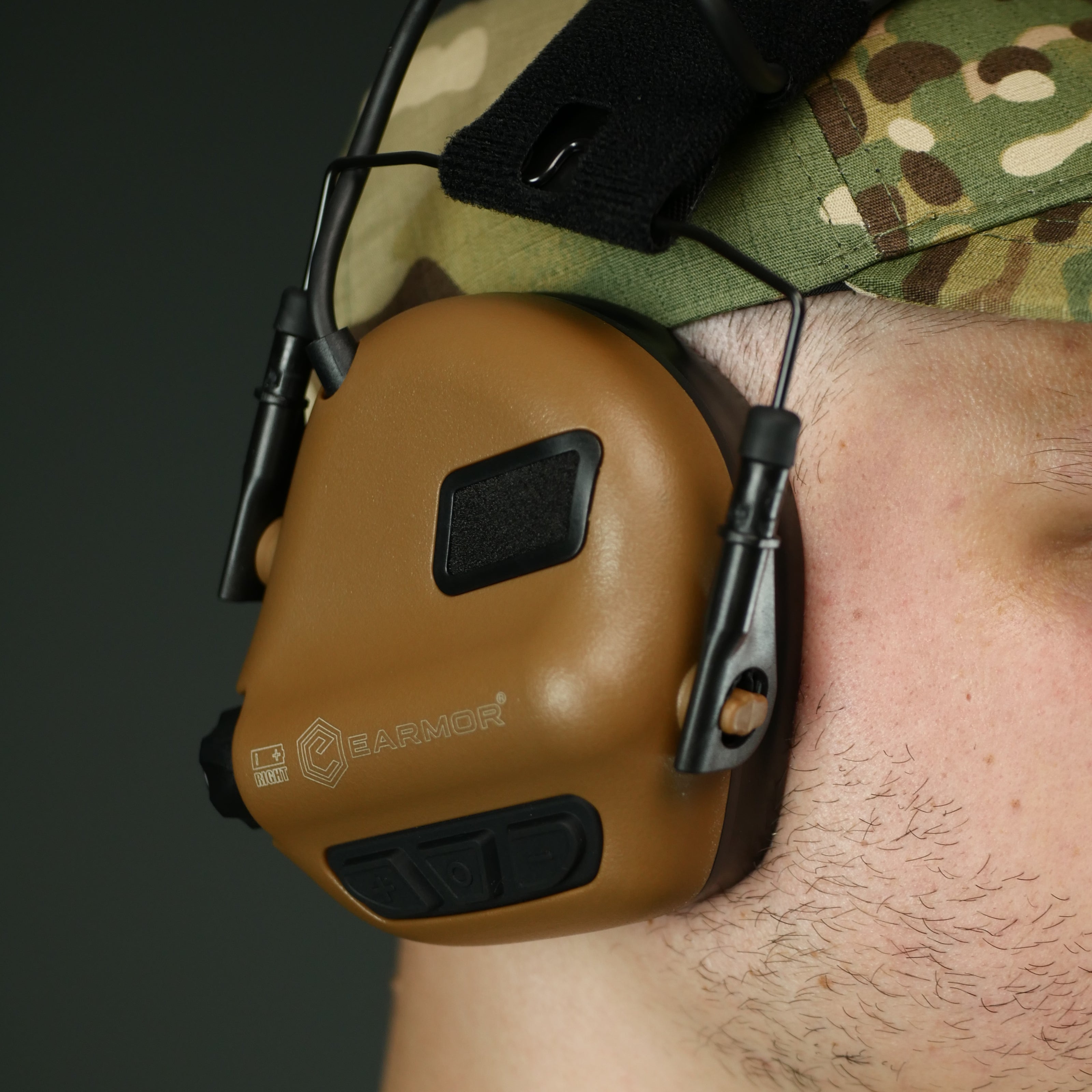 Цифрові активні ззахисні навушники Earmor M32 PLUS Койот