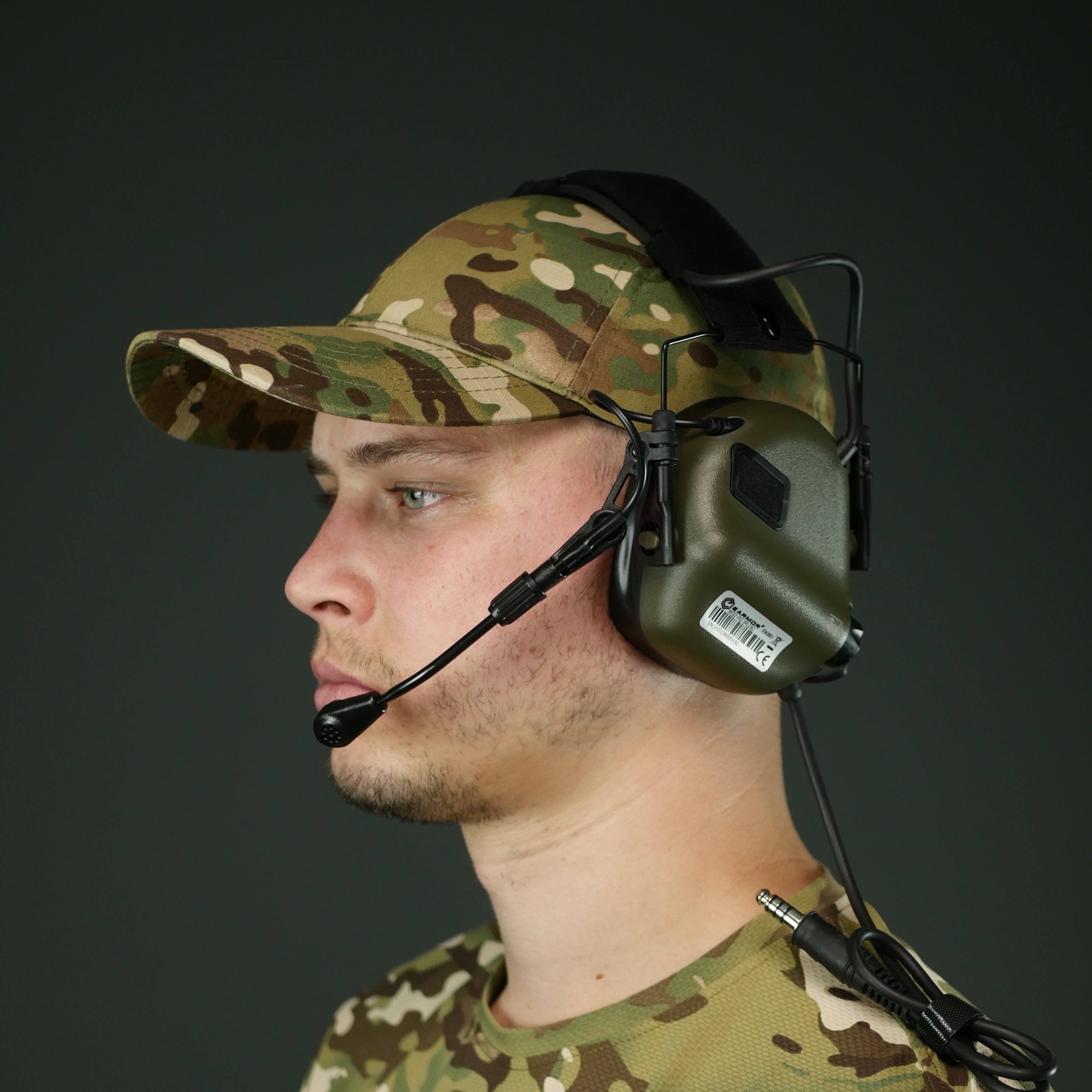 Цифрові активні ззахисні навушники Earmor M32 PLUS Койот