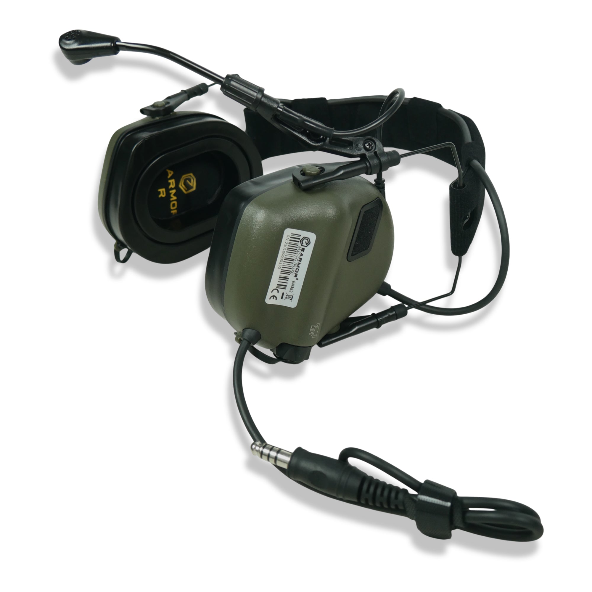 Цифрові активні ззахисні навушники Earmor M32 PLUS Койот