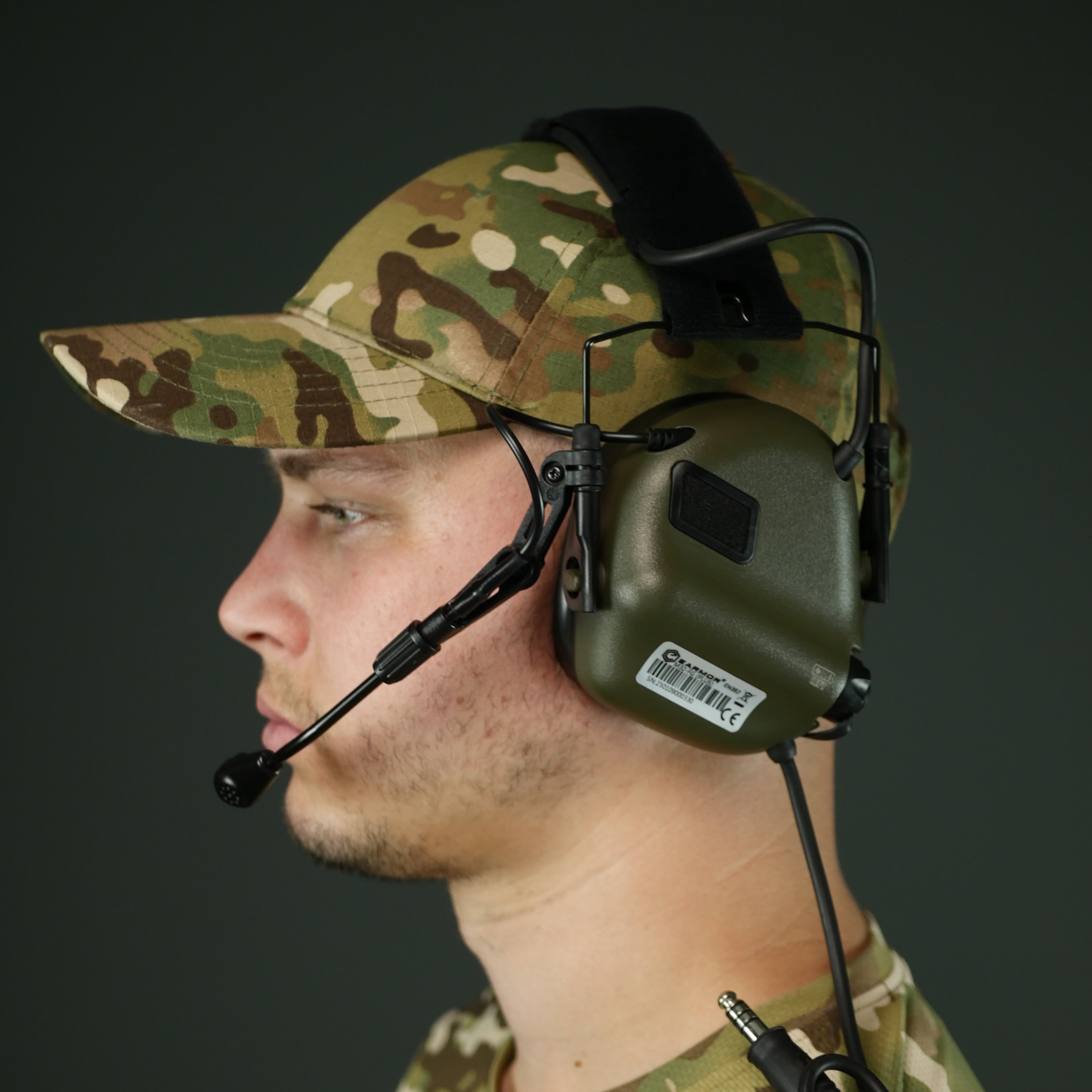 Цифрові активні ззахисні навушники Earmor M32 PLUS Койот