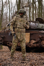 Захист плечей з балістичним пакетом 1 клас захисту Militex cordura USA Multicam