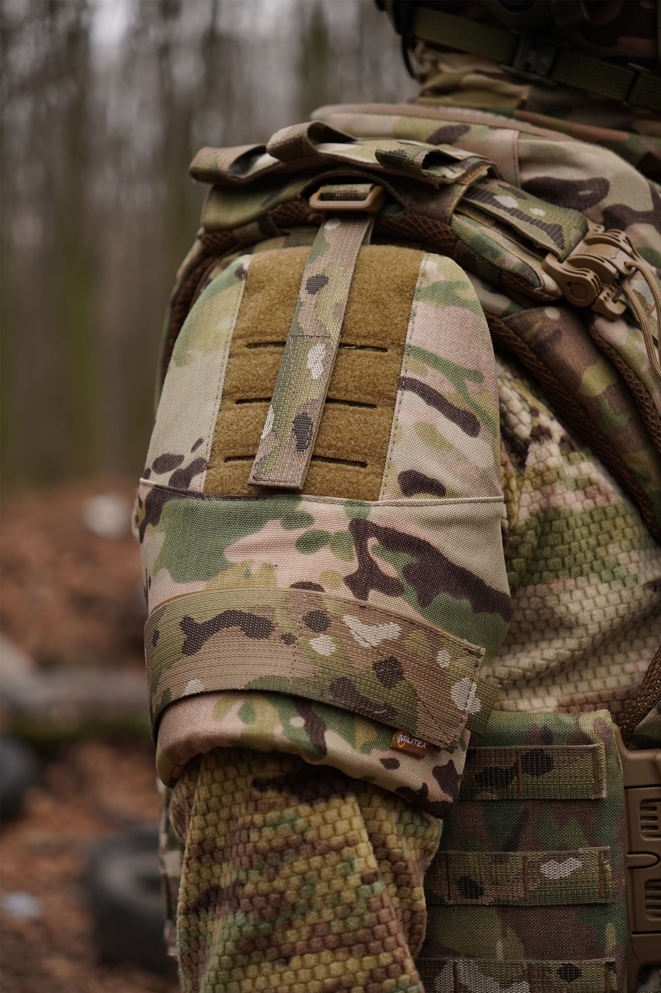 Захист плечей з балістичним захистом 2 клас Militex cordura USA Мультикам