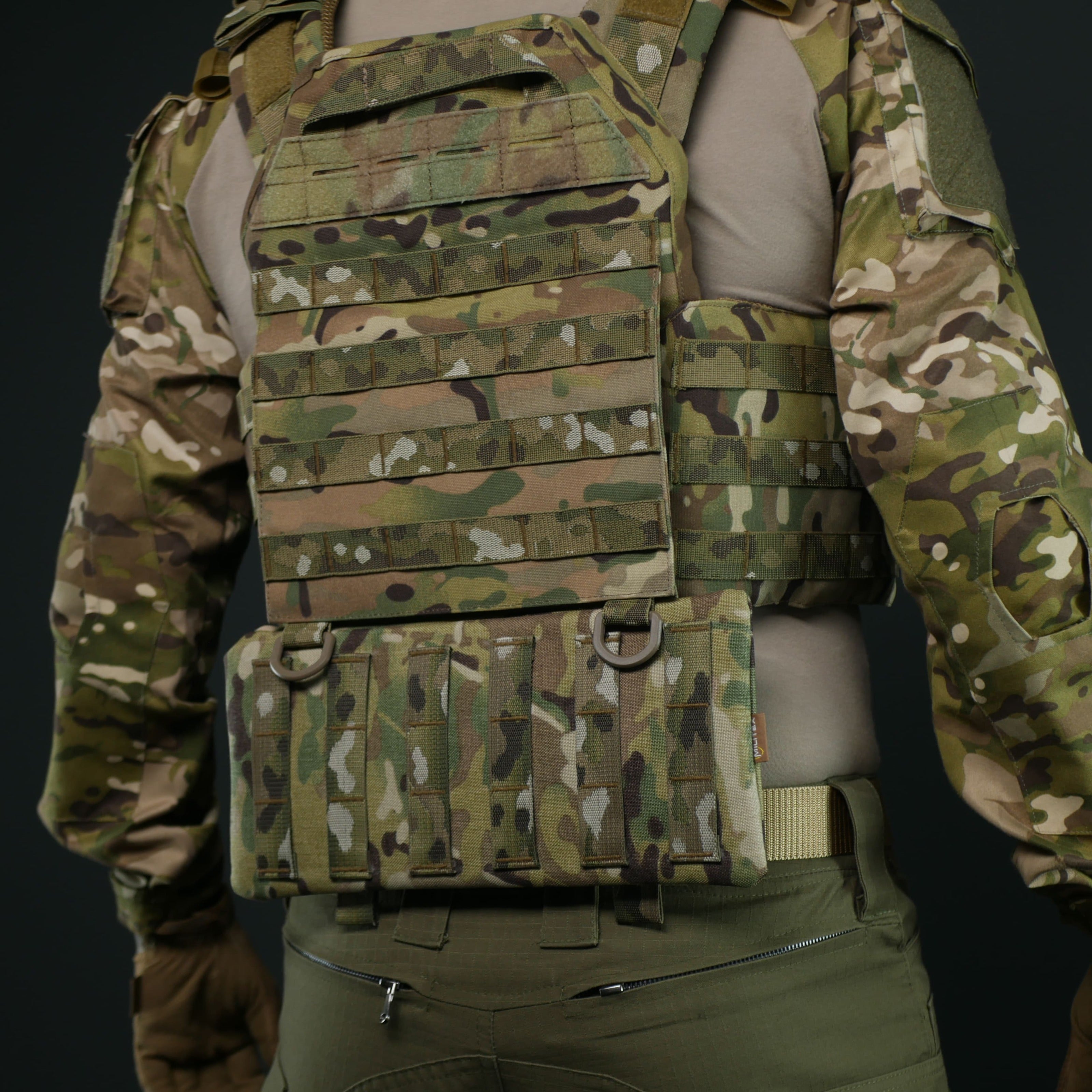Захист попереку Gen.2 з балістичним захистом 2 класу Militex Cordura original USA Мультикам