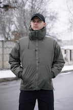 Зимова утеплена тактична куртка Archon Husky Extreme Єврозима (хакі)